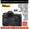 LCD Screen Glass Protector For Nikon D3200,D3300,D3400,D3500, D5300 D5500 D5600 DSLR Camera Protective Film Diaplay Protection Cover. 
