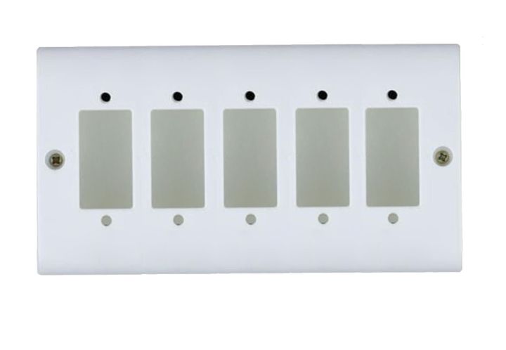 CLICK Piano Five Hole Plastic Electrical PVC Board Switch Box 5 | Daraz ...