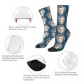 Hip-hop Astarion Baldurs Gate Soccer Socks Polyester Crew Socks for Unisex. 
