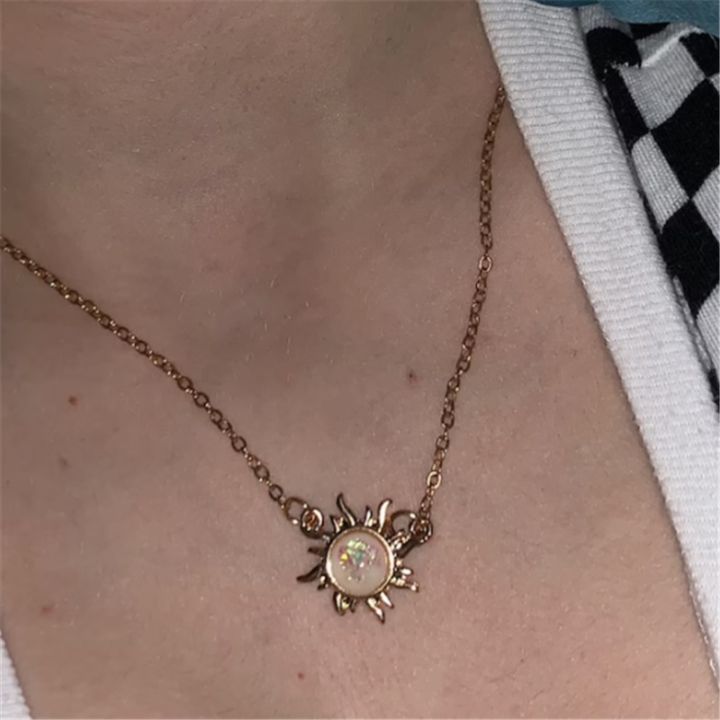Tangled%20Sun%20Necklace%20with%20Opal%20Dainty%20Celestial%20Sunburst%20Jewelry%20for%20Women%20Sunshine%20Sun%20Charm%20Available%20in%20Silverstone/goldtone%20-%20Image%205
