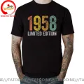Retro Classic Birthday 1958 Limited Edition T-Shirt Vintage Grunge Legends Born in 1958 T-Shirts Men The Birth Of 1958 Tee Shirt. 