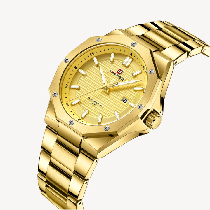 NAVIFORCE%20NF9200%20Golden%20Stainless%20Steel%20Analog%20Watch%20For%20Men%20-%20Golden%20-%20Image%203