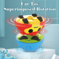 Rotating Gyro Watch Toy power battle watch car toy Spinning Top Pull Back Car Interactive Gift Educational toys for children. 