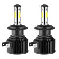 H7 8000LM Combo 4-Side LED Headlight Kits High Low Beam Bulb 6000K White. 