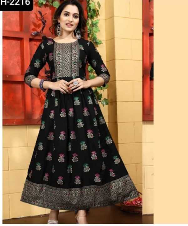 Gown designed One Piece Long Kurti, China Lilen clothes