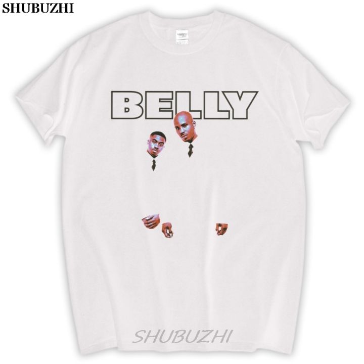 nas dmx belly t shirt men brand cotton top tees summer fashion gift for nas fans boys present black male top tees drop shipping