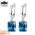 Carat Charm Ring Charming Bride Jewelry Rhinestone Necklaces Dangle Earrings Sets. 