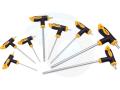TOLSEN 8Pcs Torx T-Handle Star Allen Hex Key Screwdriver Set CRV (T10/T15/T20/T25/T30/T40/T45/T50) Model: 20061.