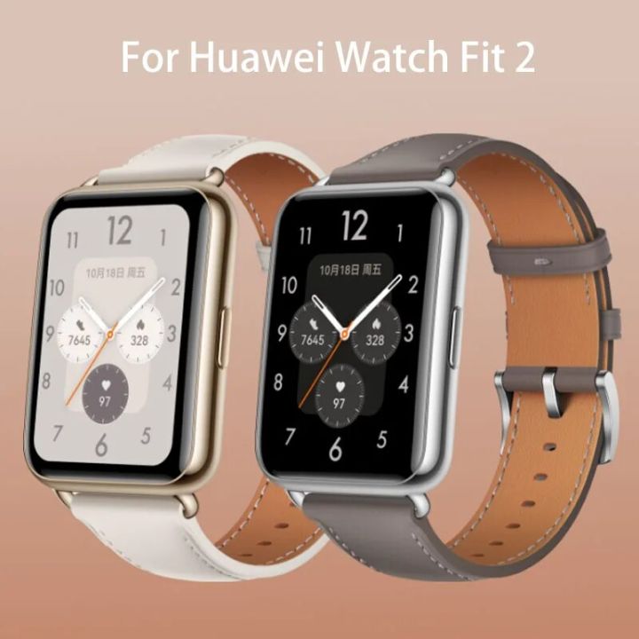 Genuine Leather strap For Huawei Watch Fit Band Accessories