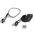 Universa Looking Glass For Motorcycle. Rearview Mirror Metal Body 2 Pis. spider design Model 1105 Black. 