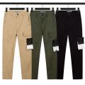 High Quality New Men's Zipper Pocket Stretch Slim Cargo Pants.