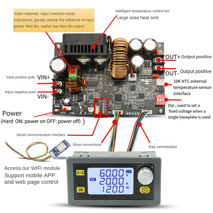 1200W%20DC%20CNC%20Antihypertensive%20Boost%20Converter%206-70V%20Adjustable%20Power%20Supply%20Input%20Constant%20Voltage%2020A/1200W%20Buck%20Module%20Module%20-%20Image%204