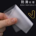 10/5 Pcs Transparent PVC Card Holder, Safe from Damage/Scratch.