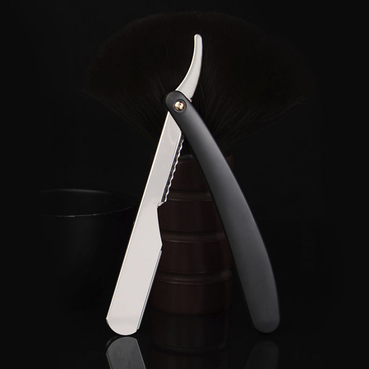 Salon Manual Beard Razor Folding for Men Hair Removal Tools Eyebrow Knife Safety Cutter Stainless Steel Barber Accesories