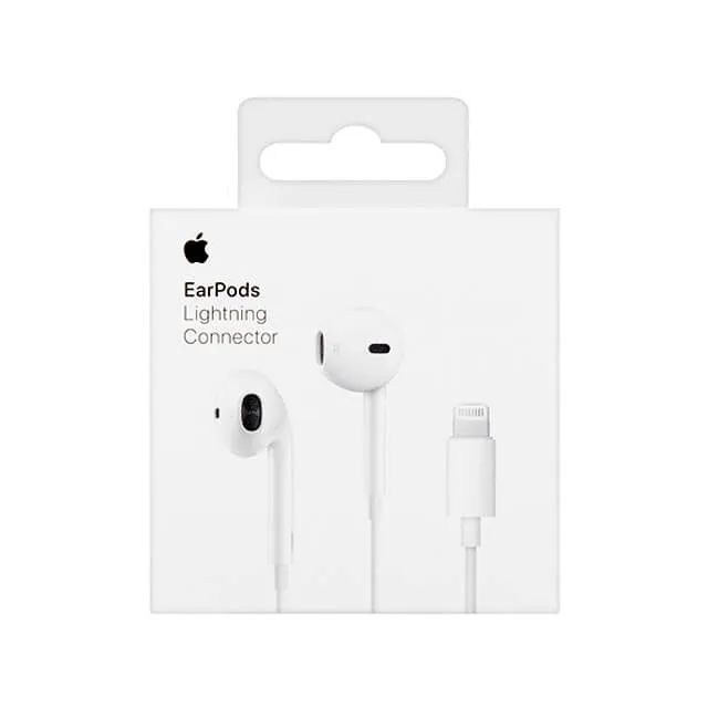 Apple EarPods with Lightning Connector In Earphones And Headphone For iphone