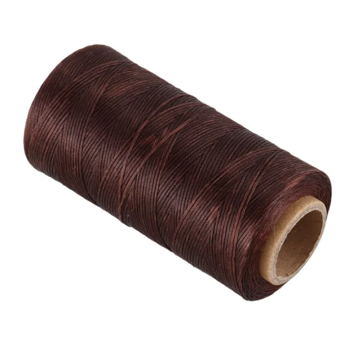 2%20Pcs%20260M%20150D%201MM%20Leather%20Sewing%20Waxed%20Wax%20Thread%20Hand%20Needle%20Cord%20Craft%20DIY%20Color:Light%20Brown%20&%20Gray%20-%20Image%204