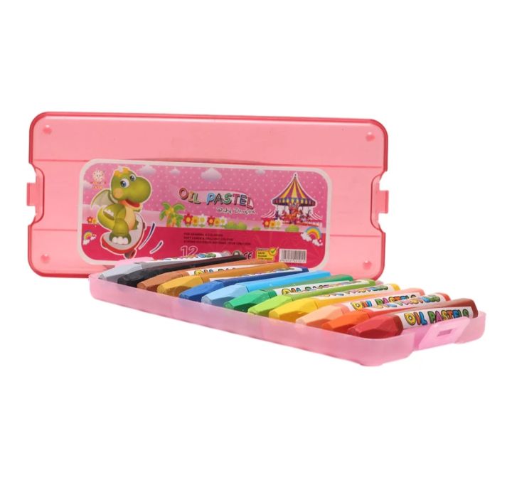 Oil%20Pastel/Mom%20Pencil%2012%20Pcs/Oil%20Pastels%2012%20Color%20Environmentally%20Friendly%20Non-toxic%20Crayons%20-%20Image%202