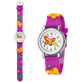 【Daily Necessities For Anyone Store】Silicone Cute 3D Butterfly Watches Cartoon Child Girl Student Quartz Clock Kids Quartz Analog Wrist Gift. 