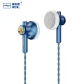 NiceHCK EB2S PRO 3.5/4.4mm Plug Microphone Flat-Head Earbud HIFI Wired Earphone 15.4mm LCP Diaphragm Dynamic Music Vocal Headset. 