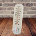 Analog Thermometer Hygrometer Wall-mounted Temperature Humidity Meter. 