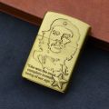 Classic zippo style Gas lighter Windproof Pocket Lighter For man. 