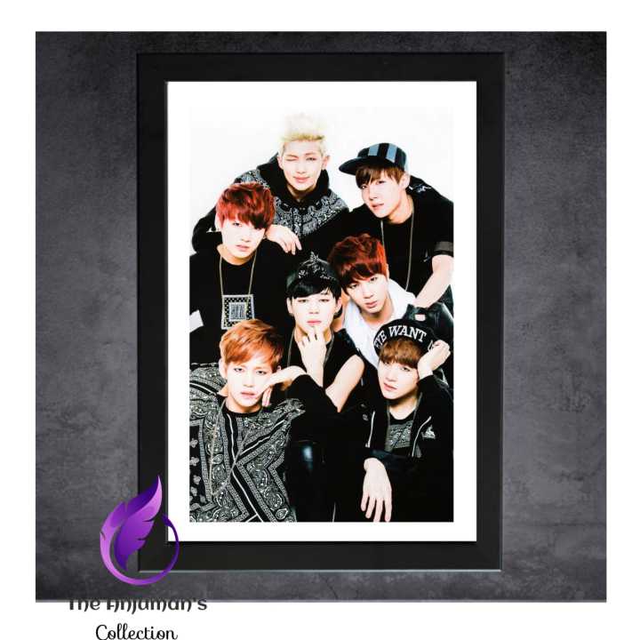 BTS members Fiber Art Photo Frame For Wall Decor | Daraz.com.bd