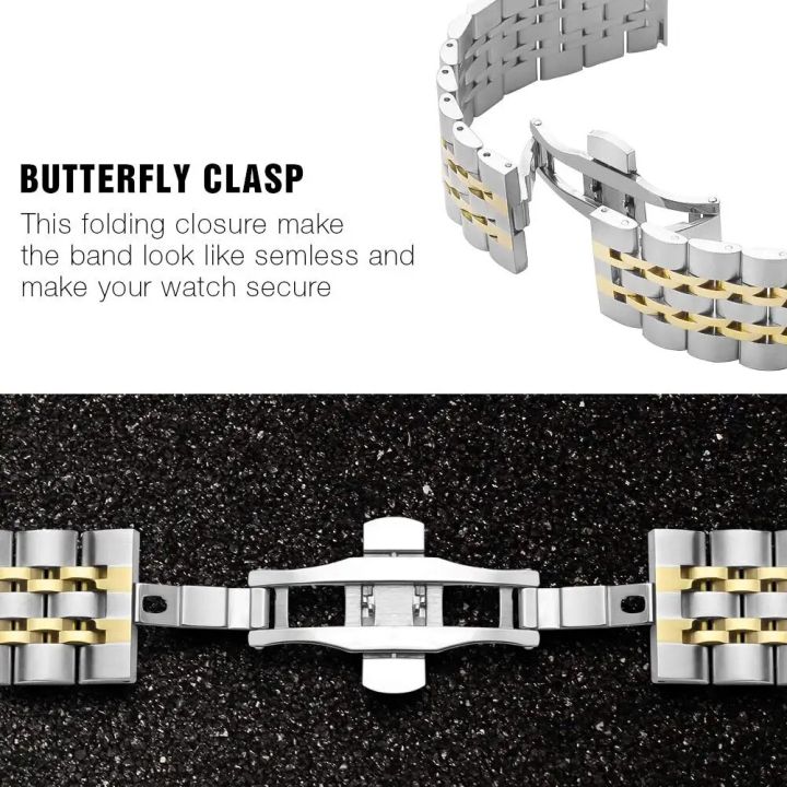 22mm%2020mm%20Band%20for%20Samsung%20Galaxy%20Watch%203%2041%2045mm%20Gear%20S3%2046mm%2042mm%20Watch%20Stainless%20Steel%20Strap%20for%20Amazift%20Metal%20Wrist%20Bracelet%20-%20Image%202