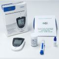 Germany Diabetes Test Machine NTI BGM-208/BGM-202 Glucometer Blood Glucose Test Kit Meter  Monitoring System. 