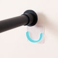 Strong Curtain Rod Bracket Holder Hooks For Wall Adhesive Bathroom Shower Rod Tension Retainer No Drilling Stick For Closet Watty Store.