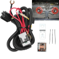 Universal Motorcycle Car Horn Relay 80A Waterproof Wiring Harness Relay Kit Compatible (Horn Not Included). 