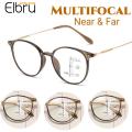 Elbru Anti Blue Light Reading Glasses Progressive Multifocus Reading Glasses Women Men Ultralight Presbyopia Multi-focus Eyewear. 