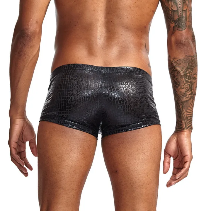 DIHOPE%20Men%20Underwear%20Snake%20Skin%20Imitation%20Leather%20Boxers%20Mens%20Boxer%20Shorts%20U%20Convex%20Low%20Waist%20Male%20Panties%20Underpants%20-%20Image%204