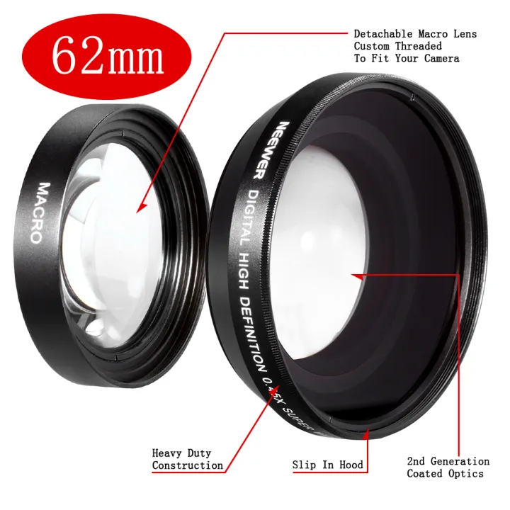 62mm%200.43X%20Wide%20Angle%20Macro%20Conversion%20Lens%20for%20sony%20HDR-XR520%20VHDR-CX7%20HDR-SR5%20nikon%20canon%20pentax%20olympus%20DSLR%20camera%20-%20Image%202