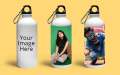 Aluminium Water Bottle print with Photo, Logo, Text ect (750 ml). 