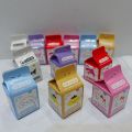 Cute Mini Milk Carton Sanrio My Melody kuromi Cinnamoroll kitty Erasers Kawaii Retractable Push Pull Rubber Erasers Wipe Clean Correction Tools Kids Toys School Office Supplies. 