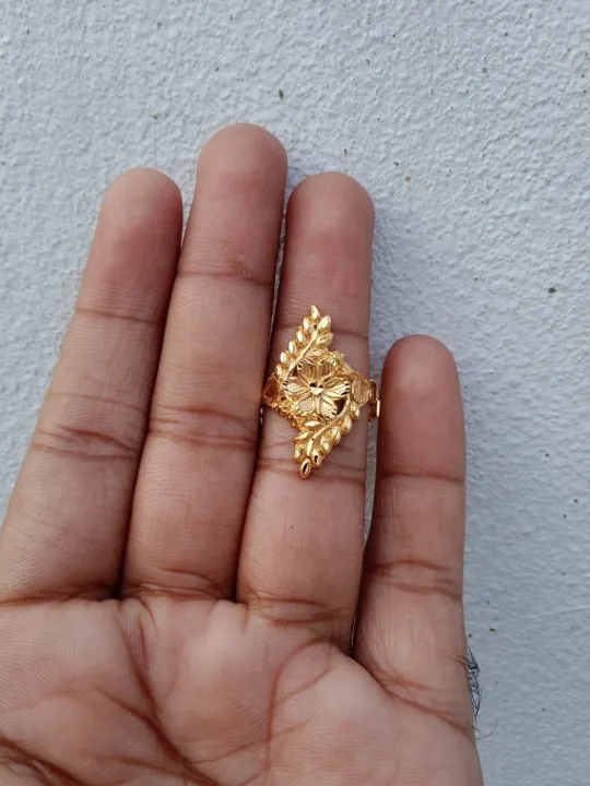 Gold%20plated%20finger%20ring%20for%20women-%20free%20size%20adjustable%20f315%20-%20Image%203