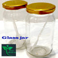 Clear Glass Jar/kacher jar 500gm 02 Pieces Set for Kitchen & Dining. 