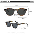 Caterside Retro Polarized Sunglasses Men Square New Upgrade Acetate Temple Sun Glasses Women Driving Sport High Quality Case.