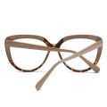 Cat Eye Color Block Leopard Frame Eyeglasses Retro Clear Lens Blue Light Blocking Glasse. 