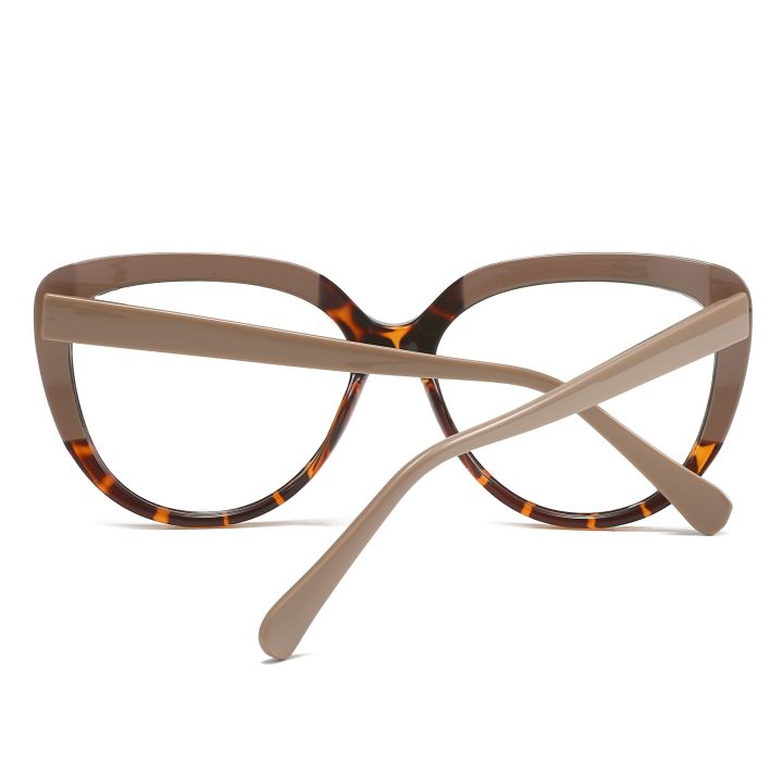 Cat%20Eye%20Color%20Block%20Leopard%20Frame%20Eyeglasses%20Retro%20Clear%20Lens%20Blue%20Light%20Blocking%20Glasse%20-%20Image%203