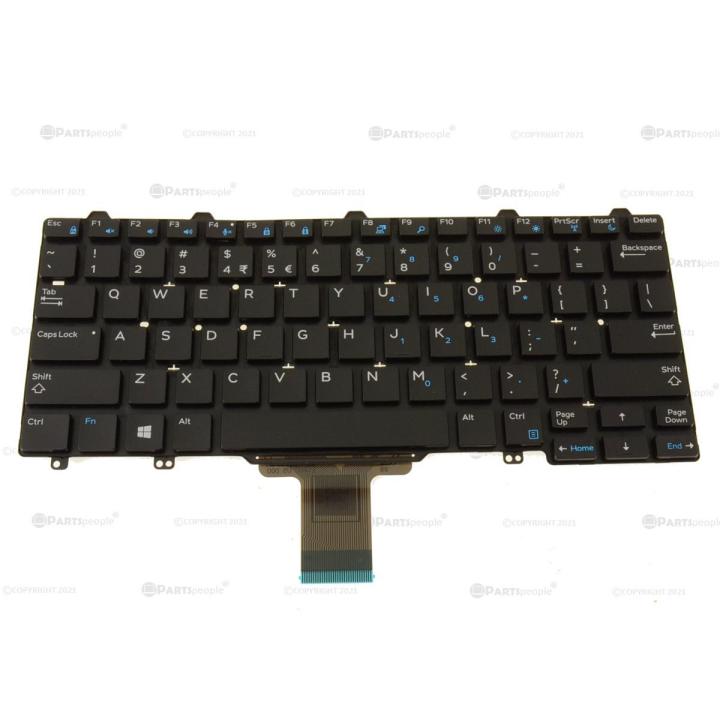 New US INTL - De OEM Latitude E7270 / E5270 Laptop Keyboard - No BL - 68TTC