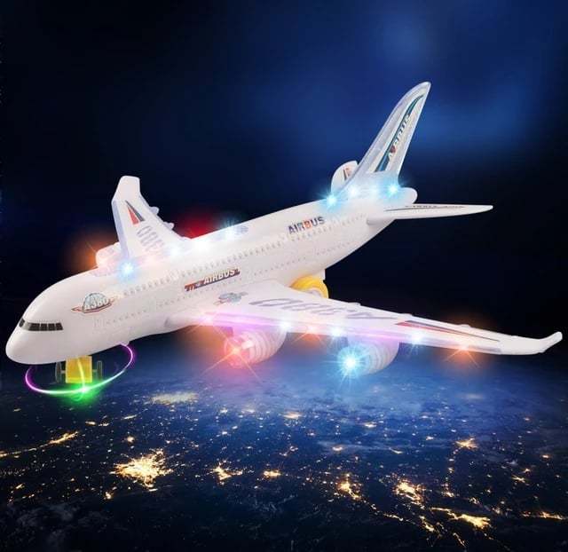 Airbus%20A380%20Airlines%20Model%20Aeroplane%20Electric%20Toy%20Lights%20Sounds%20-%20Image%202
