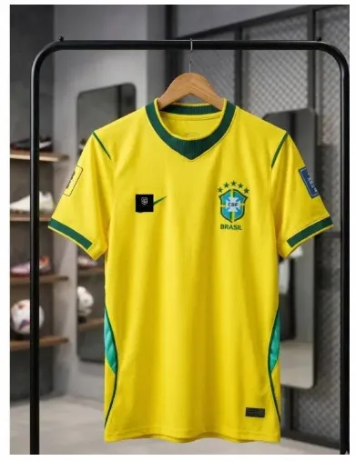 Brazil%20World%20Cup%20New%20Half%20Sleeve%20Premium%20Football%20Jersey%202026%20-%20Image%207