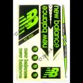 New Balance Cricket Bat Stickers (plastic). 