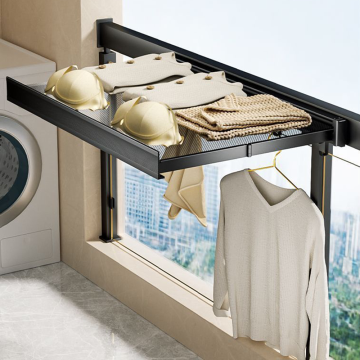 Adjustable%20Clothes%20Rack%20Stylish%20Lightweight%20Wall-mounted%20Hat%20Rack%20Compact%20Foldable%20Rack%20for%20Bathroom%20Storage%20Balcony%20Organizer%20-%20Image%202