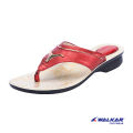 Walkar Ladies Sandal-Maroon. 