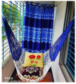Hand Made Dulna Adult Rope Bed Hanging Dulna+Free Gift (Use For All People Large Swing Rope Bed Rattan Dulna) - Dolna - dolna. 