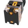LA38/203 22mm Panel Mounted NO/NC DPST 3 Position Rotary Selector Switch (LA38 / 203 22mm Interruptor selector.