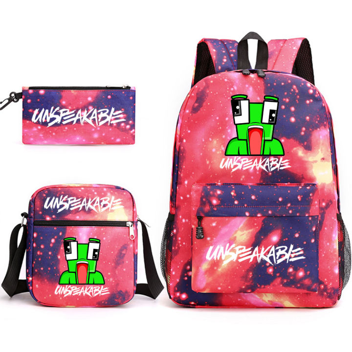 UNSPEAKABLE%20Schoolbag%20Fashion%20European%20and%20American%20Style%20Men's%20and%20Women's%20Student%20Backpack%20Casual%20Messenger%20Bag%20Cartoon%20Cute%20Backpack%20-%20Image%208