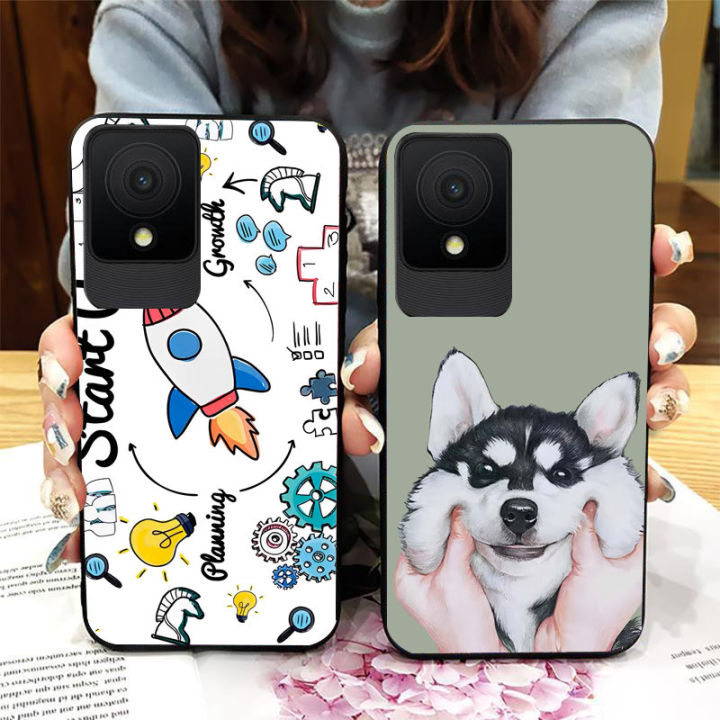 Customization Phone Case TCL 502 Fashion Pattern Printing Silicone Soft TPU Protective Back Cover